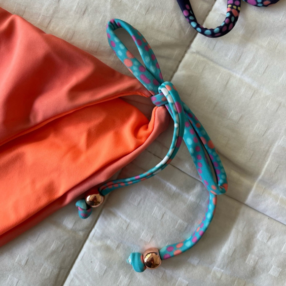 KOOEY by Scherri-Lee Australia Miss You Bikini Bottom NWOT Orange XS - Picture 5 of 12